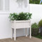 Tino Tech Macetero con patas, 70 x 31 x 70 cm, madera de pino maciza, jardinera, jardinera, jardinera, jardinera, jardinera, jardinera, jardinera, jardinera, jardinera, arriate para plantas, color