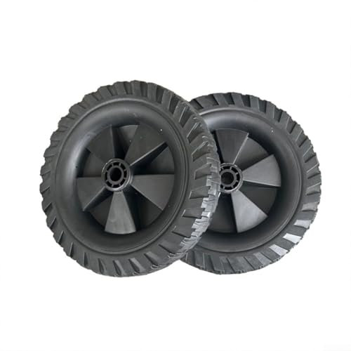 Yuanpgky Roues de compresseur d'air, roues mobiles de 17,8 cm, roues de rechange antidérapantes pour compresseur d'air absorbant les chocs