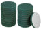 sourcing map 20pcs Scrubber Scouring Pads 180 Grits 5 Inch Drill Power Brush Hoop and Loop Surface Conditioning Disc Drill Scuffing Disc Scrub Pads for Home Kitchen Cleaning, Green