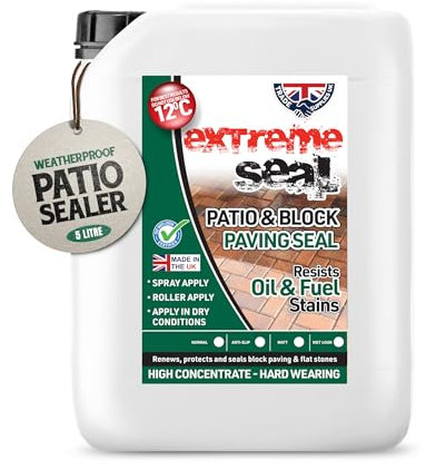 Trade Supplies UK - Extreme Seal Patio & Block Paving Sealer - High Durability High Concenterate - Wet Look - 5 litre