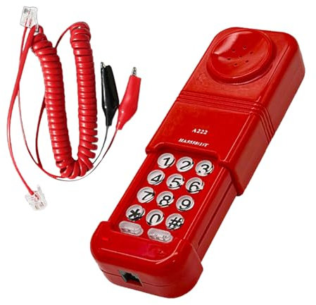 MCAOAL Telefono fisso pratico collegare e utilizzare il telefono con filo telefono da tavolo con le coperture telescopiche per l'hotel