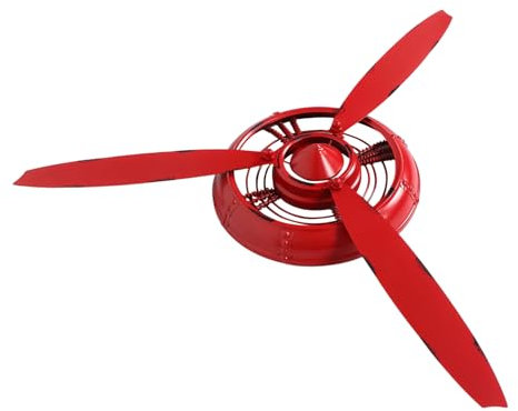 HYTROVE Retro-propeller-wanddekor Aus Metall Antikes Flugzeug-ornament Für Maritimes Badezimmer Wandkunst Im Vintage-stil Für Home Office Schmiedeeisen-wandornament Dekorativer Anhänger Fü