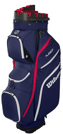 Wilson I-LOCK CART BAG Navy/White/Red