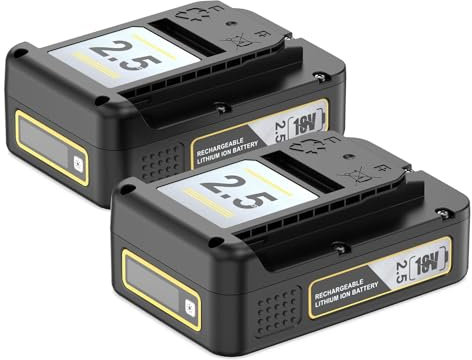 2X 18V 2.5Ah Remplacement pour Karcher Batterie, pour Tous Les appareils de Plate-Forme de Batterie Kärcher 18V