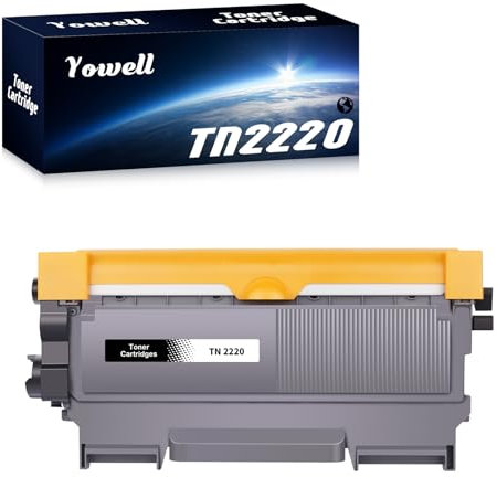 Yowell 1x TN2220 Toner Kompatibel für Brother TN2220 TN 2220 TN-2010 Toner für MFC 7360N HL-2130 DCP-7055 DCP-7055W HL-2250DN MFC-7460DN FAX-2840 HL-2240 HL-2135W