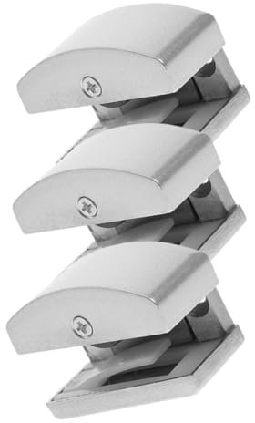 NUOBESTY 3pcs Sliding Glass Door Bottom Guide Shower Door Guide Stopper Sliding Shower Parts Bottom Glass