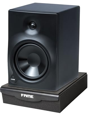 Fame Audio Orbital 208S Aktive Studiomonitor Set inkl. 2 MSI-120 Flat Speaker Pads