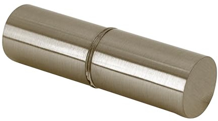 BRIXWELL BSK112BN Brushed Nickel Cylinder Style Back-to-Back Shower Door Knobs