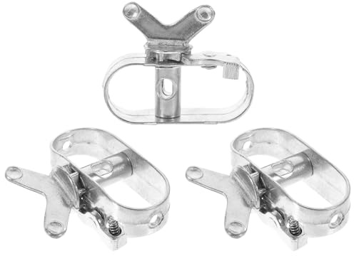 Veemoon Treuil en Aluminium pour Couverture Piscine Hiver 3 Pièces Câble Tendeur Cliquet Fixation Solide Accessoires de Piscine pour Bassin