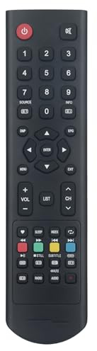 AULCMEET Telecomando di Ricambio applicabile per Changhong OK TV ODL40673F-TB, ODL40670F-TB, ODL32675H-TB, ODL28671H-TB, ODL 32675H-TB, ODL 28671H-TB,ODL 40673F-TB, ODL 40670F-TB