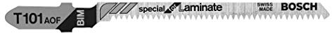 Bosch T101AOF 5-Piece 3-1/4 In. 20 TPI Special for Laminate T-Shank Jig Saw Blades