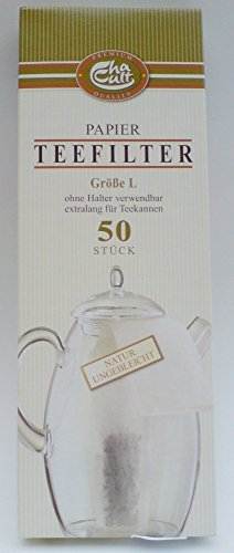 ChaCult 50Stk. Papier Teefilter Gr.L