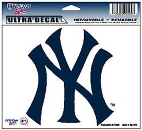 Wincraft New York Yankees Abnehmbarer 5x6 Auto Aufkleber