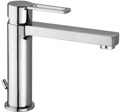 Paffoni Lavabo RINGO Miscelatore lavabo Scarico Automatico 1'1/4 Prolungato MEDIO