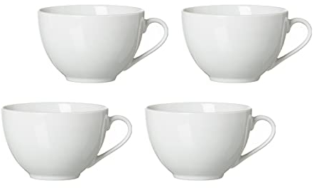 Snap by R&B Kaffee-Serie Bianco weiß Material 4er Cappuccinotassen-Set