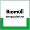 Indigos UG - Aufkleber - Biomüll - Textschild - 10x10 cm - Warnung - Sicherheit - Hotel, Firma, Haus