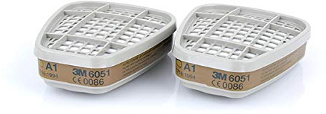 3M 6051 A1 Filtro Vapore Organico, Coppia