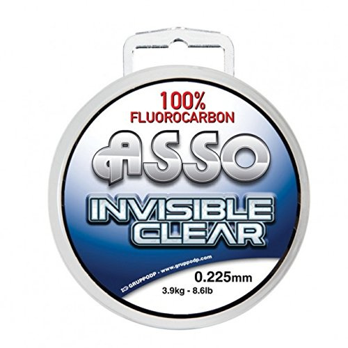 Asso Filo al fluorocarbonio Invisible Clear, 100 m
