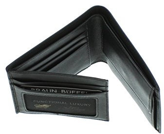 BRAUN BÜFFEL Arizona Portemonnaie Herren Leder Geldbörse schwarz 12x9x1 cm