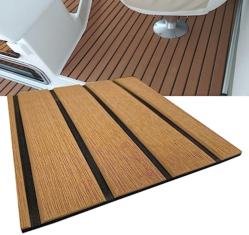 yuanjiasheng Nonskid Boot Decking Blatt Teppich,Eva Schaum Boot Bodenbelag Matte für Yacht Marine RV Boden Wartung, 90x240cm