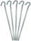 fiXte® 8 Pack of Steel Tent Peg Heavy Duty, 230mm x 4.5mm (9 inch) (8 Pack)