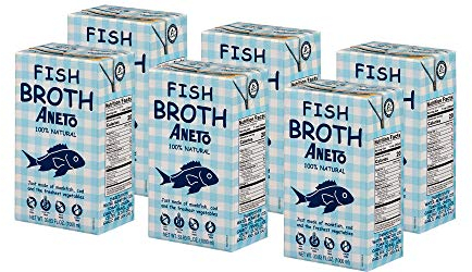 Aneto 100% Natural Fish Broth- 1L (6 Pack)