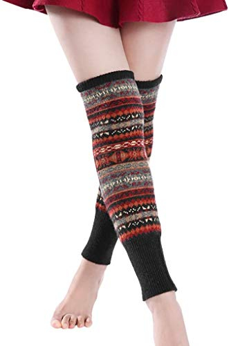 Longsing Beinwärmer Winter Beinwärmer Stulpen Damen Häkeln Sie Bohemian Leg Warmer Boot Cuffs Socken für Frauen Mädchen
