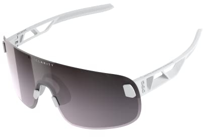 POC Elicit Sonnenbrille - Leichte und rahmenlose Sportbrille für hervorragenden Schutz und top Performance-Eigenschaften, Hydrogen White
