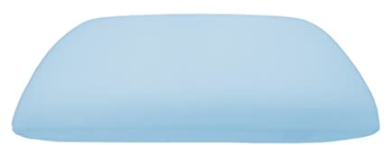 Dukal | Bezug passend für Orthopädisches Nackenstützkissen von FMP Matratzenmanufaktur | 70 x 36 cm | aus hochwertigem DOPPEL-Jersey (100% Baumwolle) | Farbe: ciel