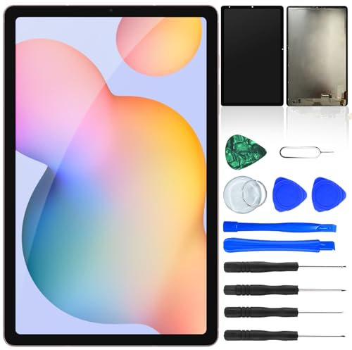 NB+ Écran tactile LCD de rechange pour Samsung Galaxy Tab S6 Lite P610 P615 10,4 2020 LCD unité d'affichage numériseur panneau avant en verre noir avec outils