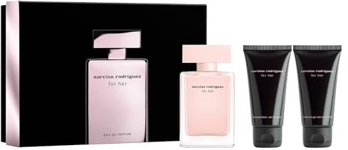 Narciso Rodriguez For Her Set (EdP 50ml + Body Lotion 50ml + Shower Gel 50ml)