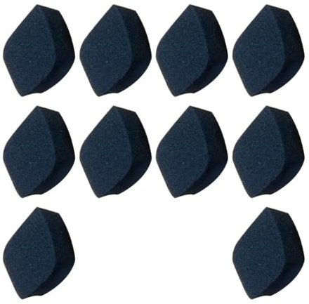 Oshhni 10 esponjas para pintura corporal, esponja para pintura corporal, esponjas para pintura facial de alta densidad para maquillaje de Halloween, Graffiti, bloque negro