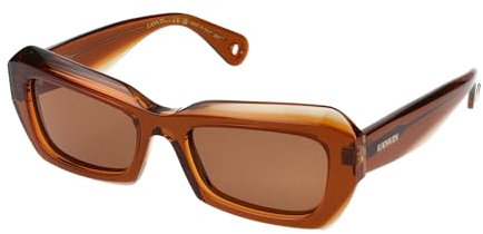 Lanvin Unisex LNV662S Sunglasses, 729 Transparent Amber, 54