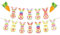 Tsathoggua Frohe Ostern Banner Dekor, Osterbanner, Osterwimpelkette, Ostern Wimpel Deko, Ostereier zum Aufhängen, Ostern Kamin Girlande, Osterdeko Modern