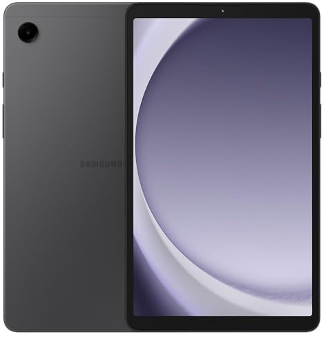 Samsung Galaxy Tab A9 (SM-X110), 64GB 4GB RAM, solo WiFi, GSM desbloqueado de fábrica, versión internacional (paquete de cargador de pared de 15W) (gris)