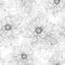 EHAOKK Papier peint autocollant Fleurs noires et blanches Papier peint photo autocollant pour chambre à coucher et salon Esquisse Papier peint Film adhésif pour meubles de cuisine (40 cm x 600 cm)
