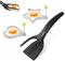 2 in 1 Egg Spatula/2 in 1 shovel kitchen tool/flipping spatula tongs/grill clamp spatula/grill clamp flipper/cooking tongs spatula/2 in 1 spatula and tongs/kitchen spatula tongs/egg mold model