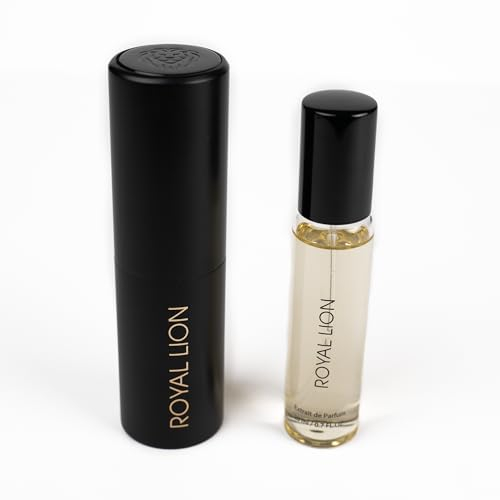 Royal Lion Twist Case Parfum Travel Set - Reisezerstäuber - Hochwertiger Suit mit Extrait de Parfum CherryGlam - UNISEX, Fruchtige Kirsche, Sandelholz, Amber Gourmet-Duft, 20 ml