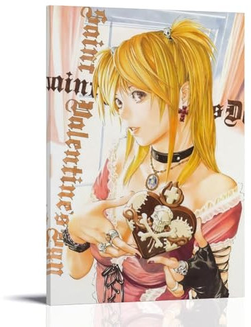 JMOZPOST Anime-Poster Death Note MisaMisa auf Leinwand, Design Sense of High Appearance Level, für Wohnzimmer, Schlafzimmer, Wanddekoration, Poster können als Geschenk verschenkt werden, 30 x 45