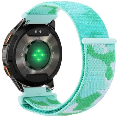 DINGK Armband Kompatibel mit Kospet Tank T3 Ultra/ T2 / T3 22mm Armband Weiches Geflochtenes Nylon Atmungsaktiv Ersatzarmband Sport Uhrenarmband für Kospet Tank T3 Ultra/ T2 / T3 22mm Band (2)