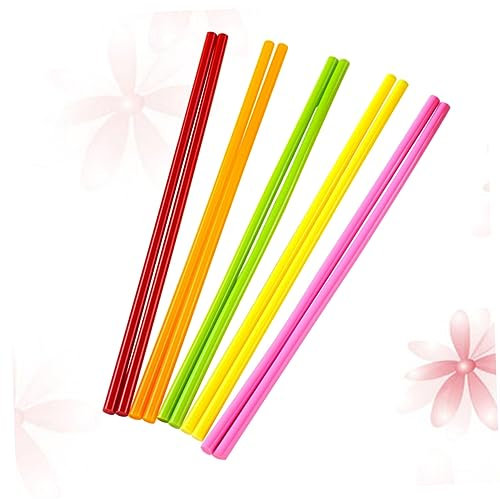 SHINEOFI Strong Adhesive Sticks 100pcs Hot Melt Glue Sticks Black for Glue Film Toughness