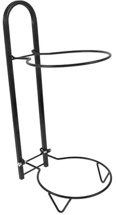 KOMBIUDA Wall Mounted Vertical Ball Storage Rack Multi Layer Ball Holder Sports Equipment Organizer for Basketball Football Volleyball Indoor or Outdoor Use Ball Stand and Organizer