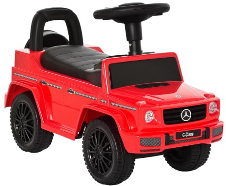 HOMCOM Camion Porteur Enfants Véhicule à Pousser 12-36 Mois Rouge