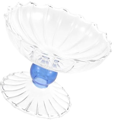 Alipis Bol à Dessert Verre Vintage Coupe à Glace Saladier Transparent Pour Fruits Et Bonbons