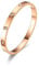 Minikeda Bracelets for Women - 18K Gold/Silver Plated Love Cubic Zirconia Bangle Crystal Friendship Bracelet Jewelry, Gold Cuff Bracelets for Valentine'S Day and Birthdays (Rose Gold)