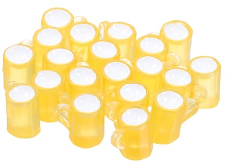 Supvox 20stücke Miniatur Bierbecher Aus Resin Deko Für Puppenhäuser Und Partys Kreative Foto-Requisiten Für Lebendige Szenen
