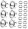 EXCEART 20 pièces Anneaux de Trop Plein pour Évier Couvercles Plastique pour Lavabo Cache Trop Plein de Cuisine et Salle de Bain Installation Facile et Durable