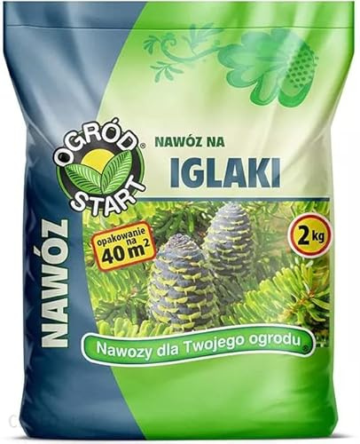 Concime per conifere 2kg - 40m2 - siepi alberi e arbusti sempreverdi - granulare