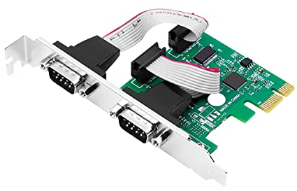 LogiLink PCI Express Karte mit 2X Seriell Ports (RS232, 9-pin)