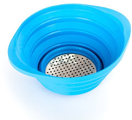 Normann Copenhagen Foldable Strainer - Blue
